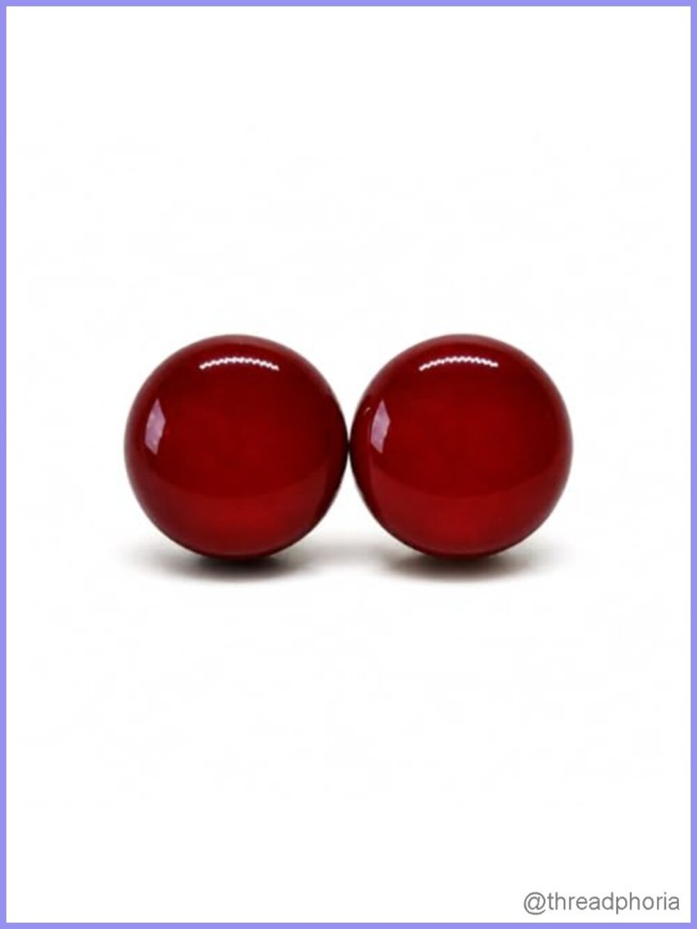 Handmade Wood Round Stud Earrings Set Stainless Steel Posts Sensitive Ears